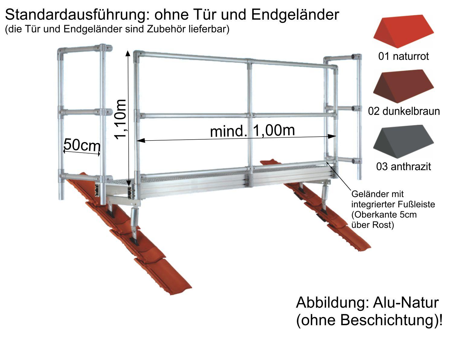 Dachtritte mit geländer Dachtritte mit geländer